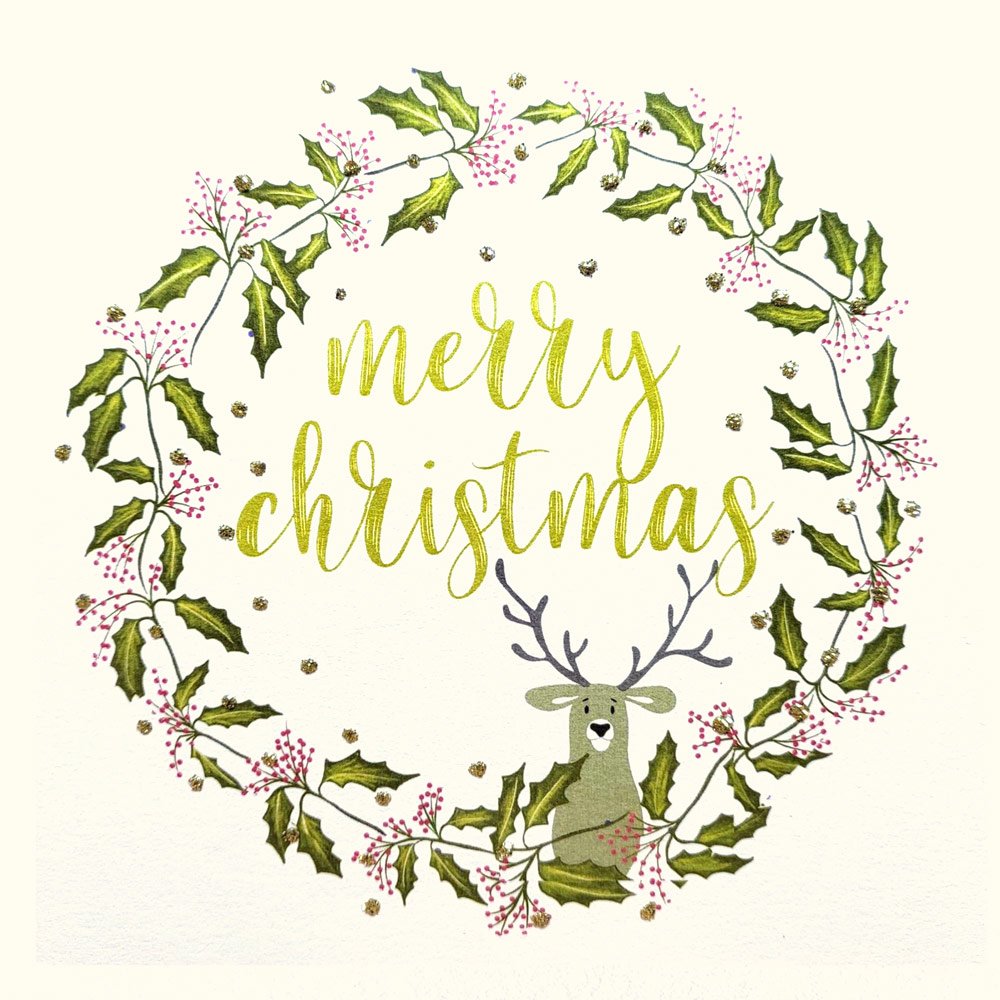 Christmas Wreath (Merry Christmas) English Graphics