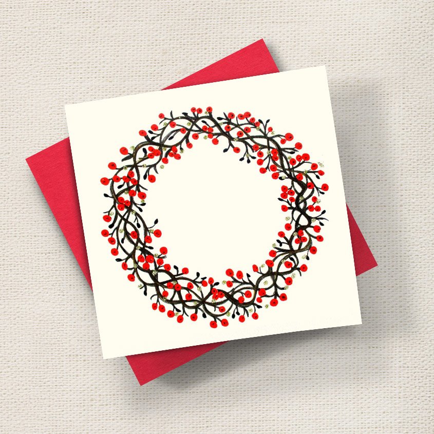 Christmas Wreath (Red)