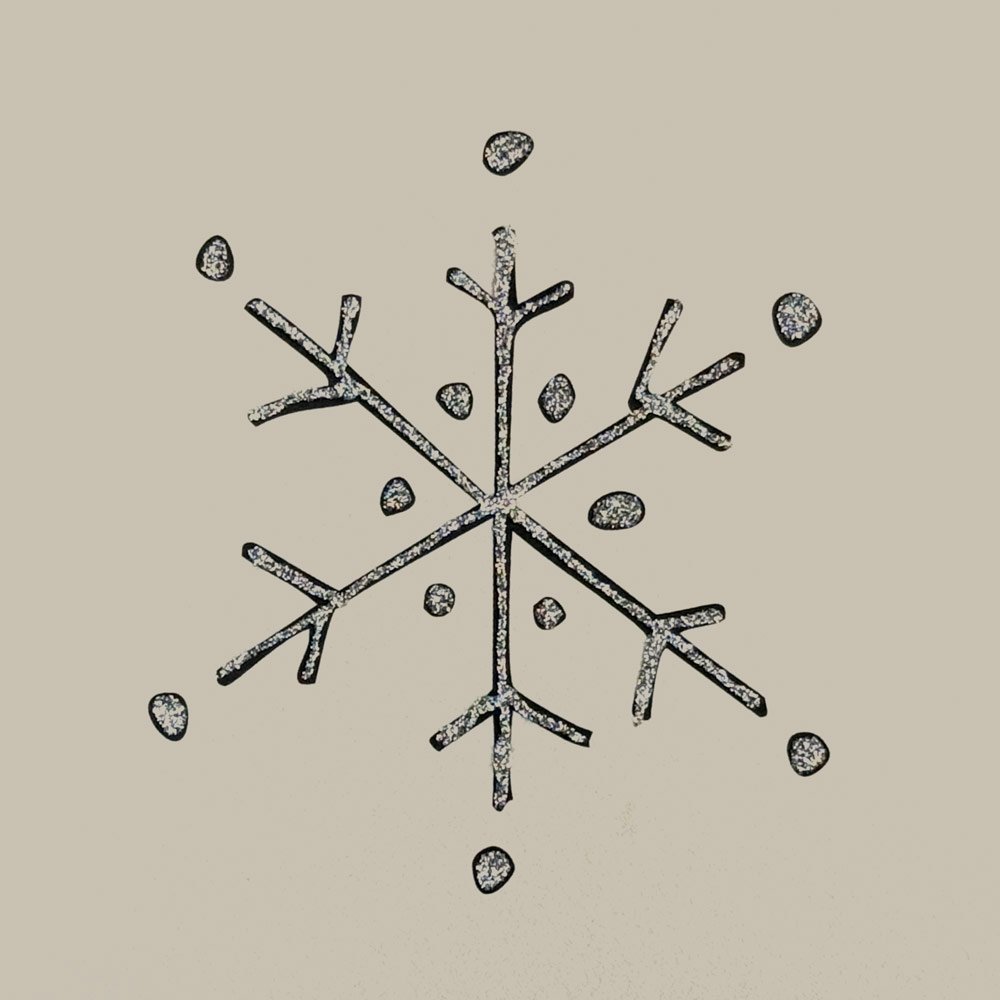 Snow Flake English Graphics