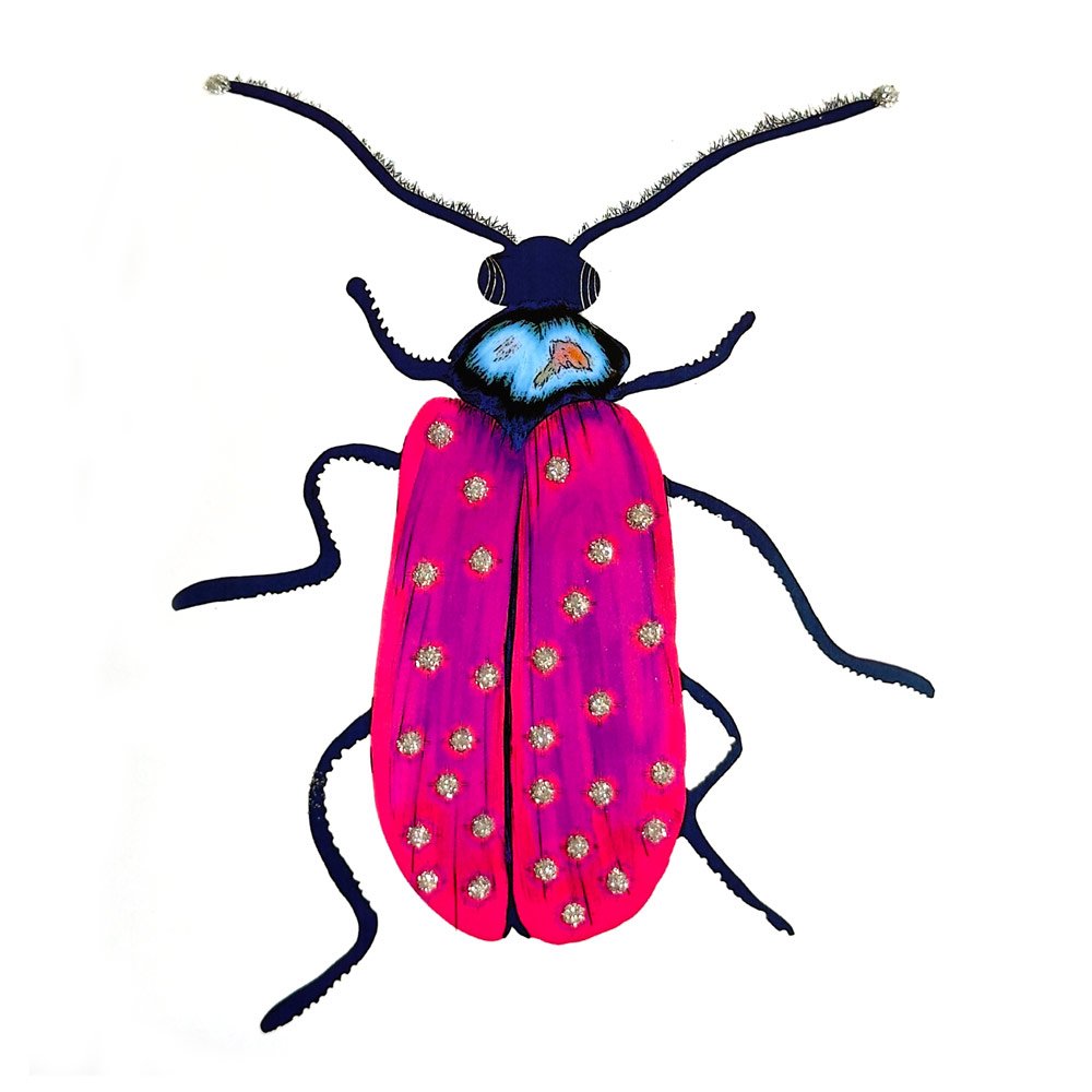 Bug (Magenta) English Graphics
