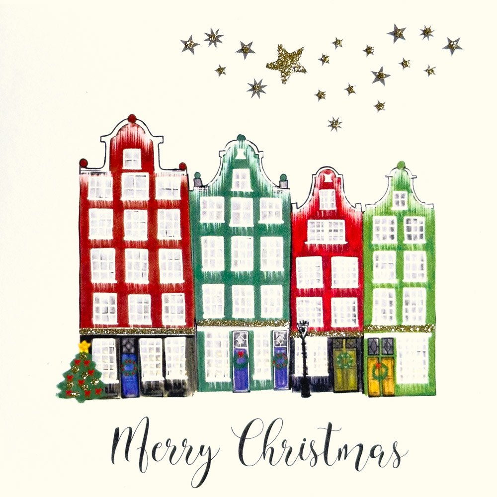 Houses at Christmas English Graphics