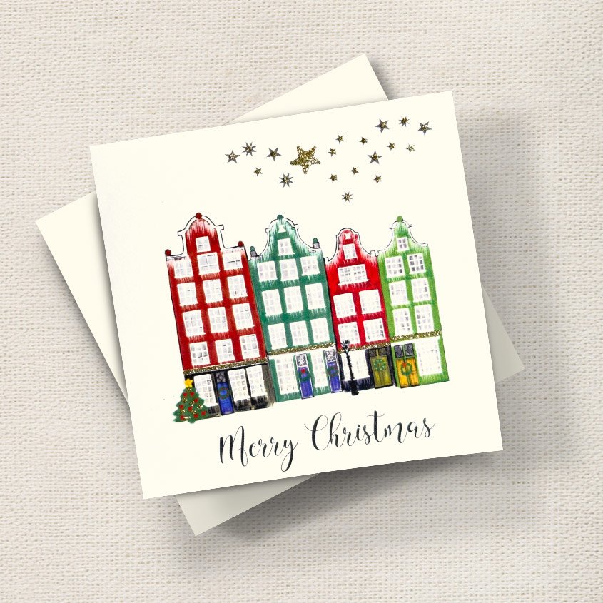 Houses at Christmas