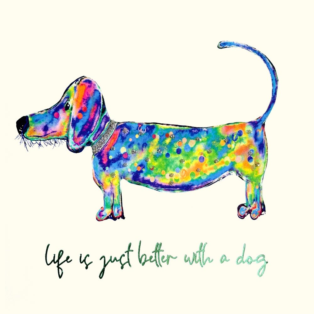 Dachshund (Colourful) English Graphics