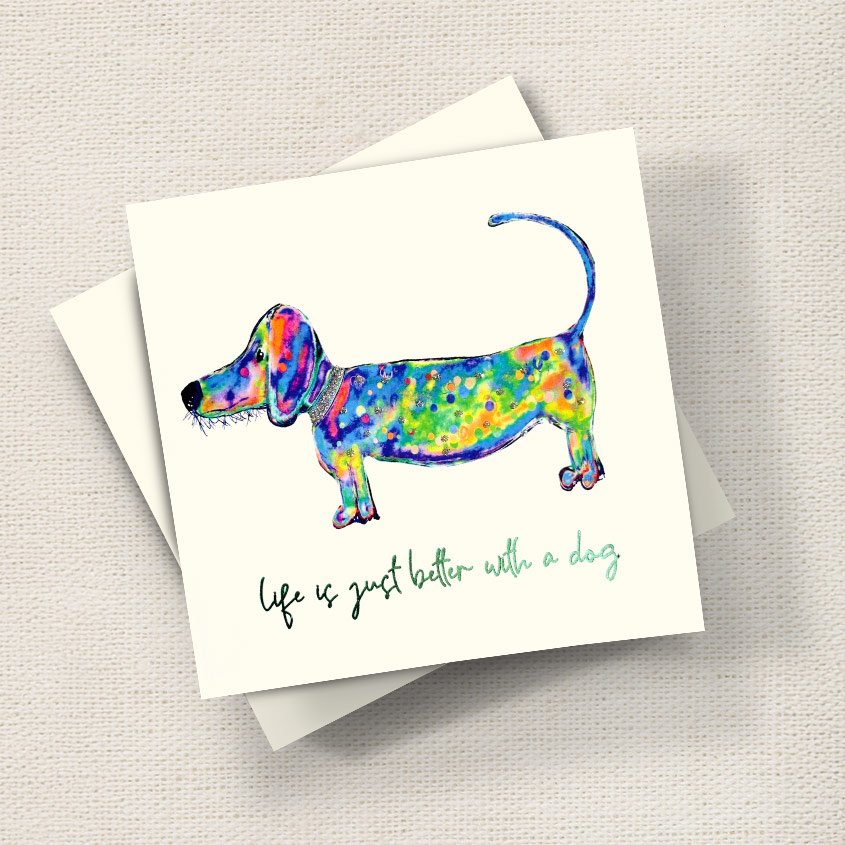 Dachshund (Colourful)