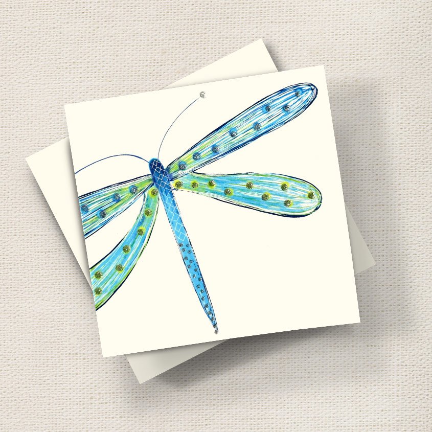 Dragonfly (Blue / Green)