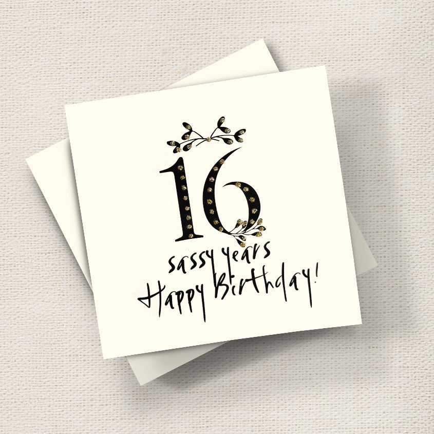 Happy Birthday 16