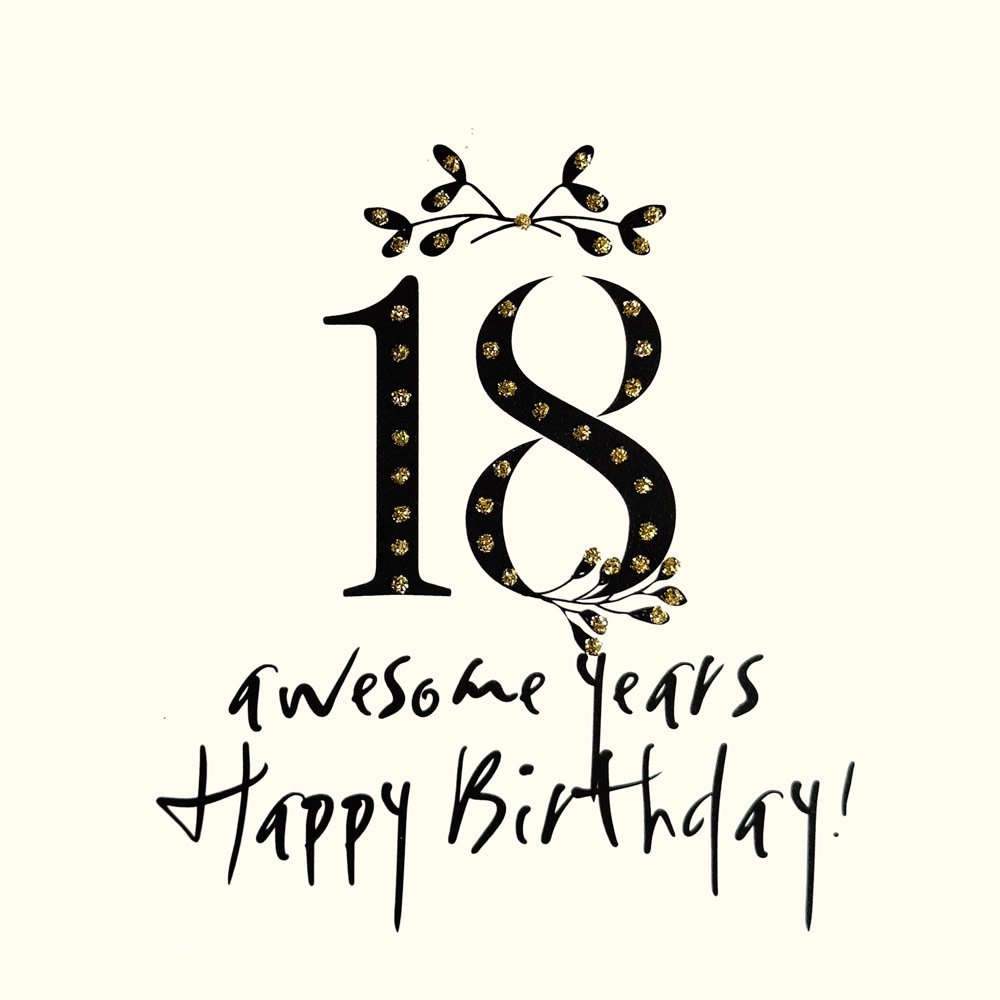 Happy Birthday 18 English Graphics