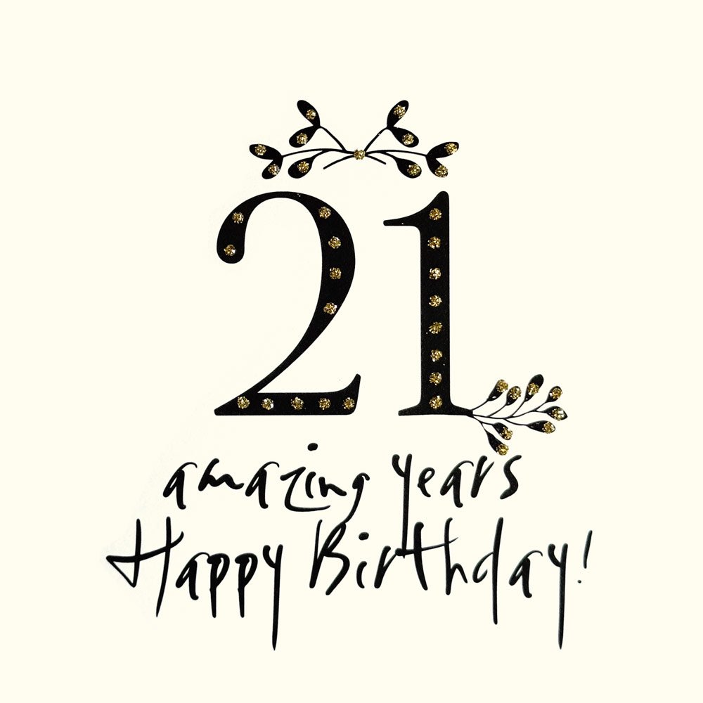 Happy Birthday 21 English Graphics