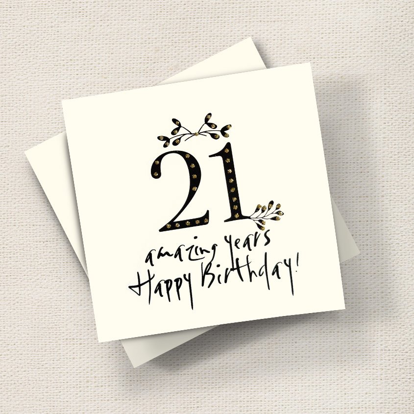 Happy Birthday 21