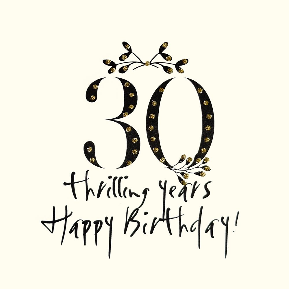 Happy Birthday 30 English Graphics