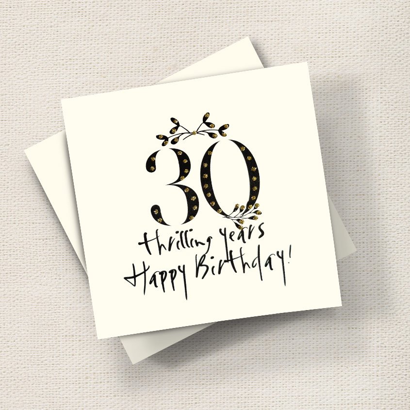 Happy Birthday 30