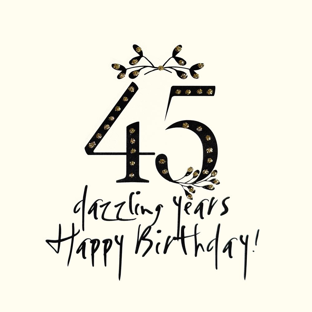 Happy Birthday 45 English Graphics