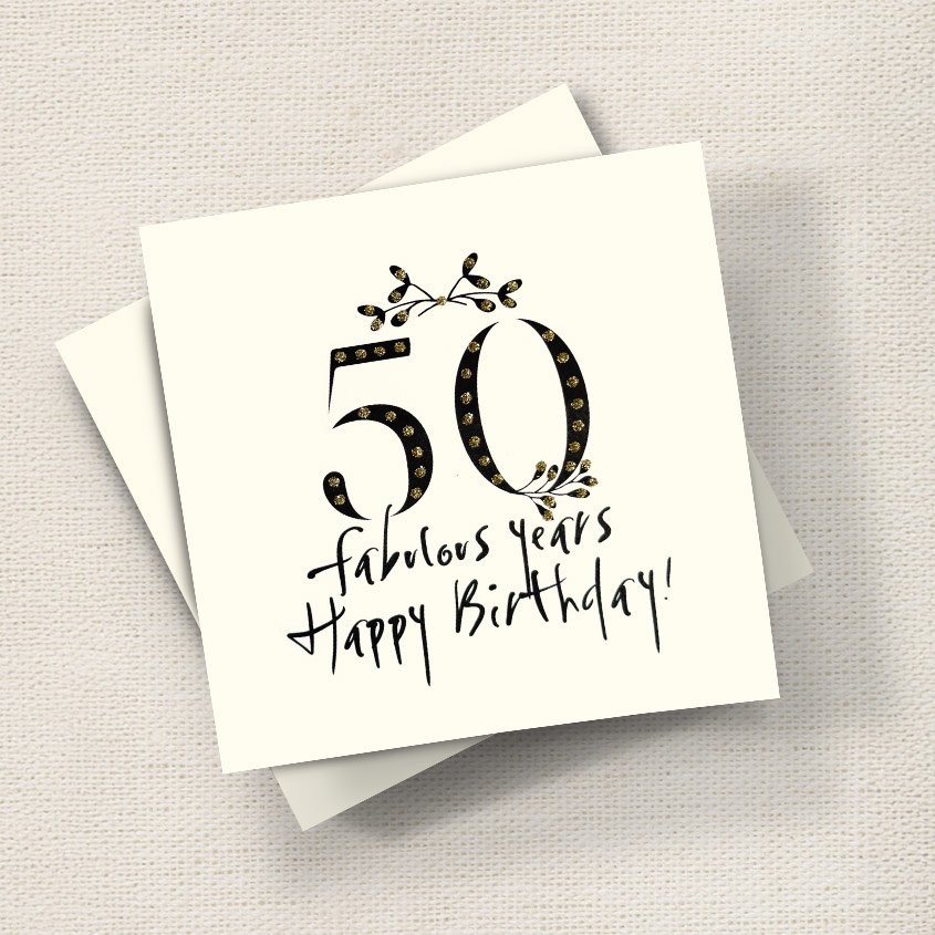 Happy Birthday 50