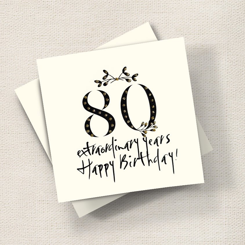 Happy Birthday 80