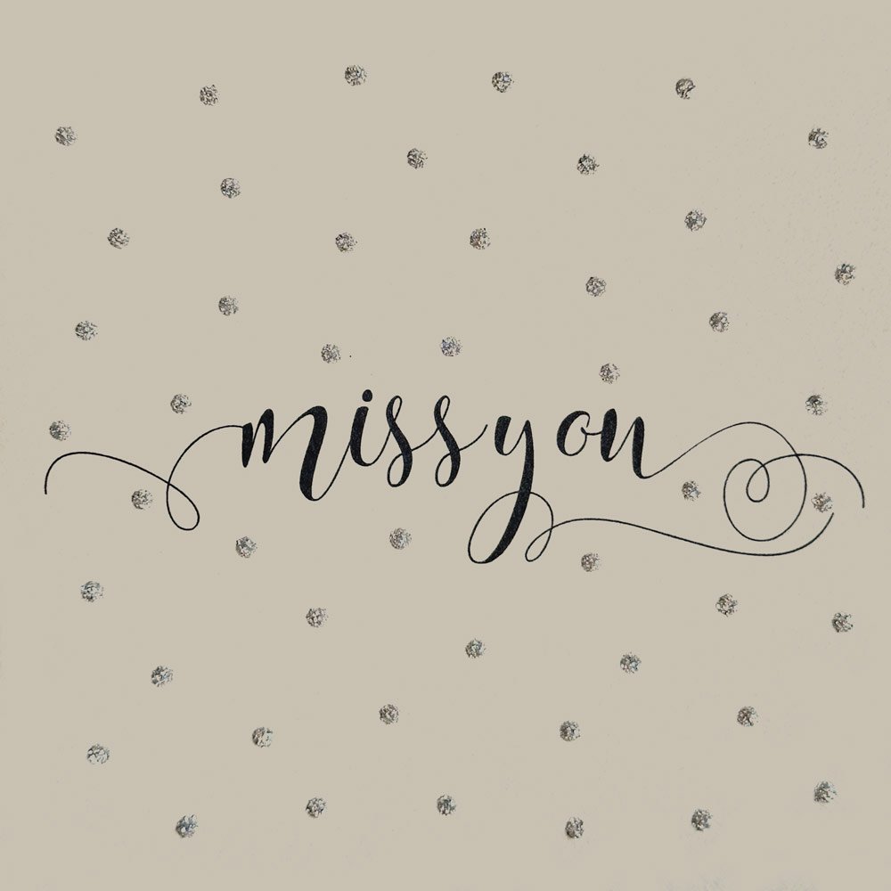 Miss You English Graphics