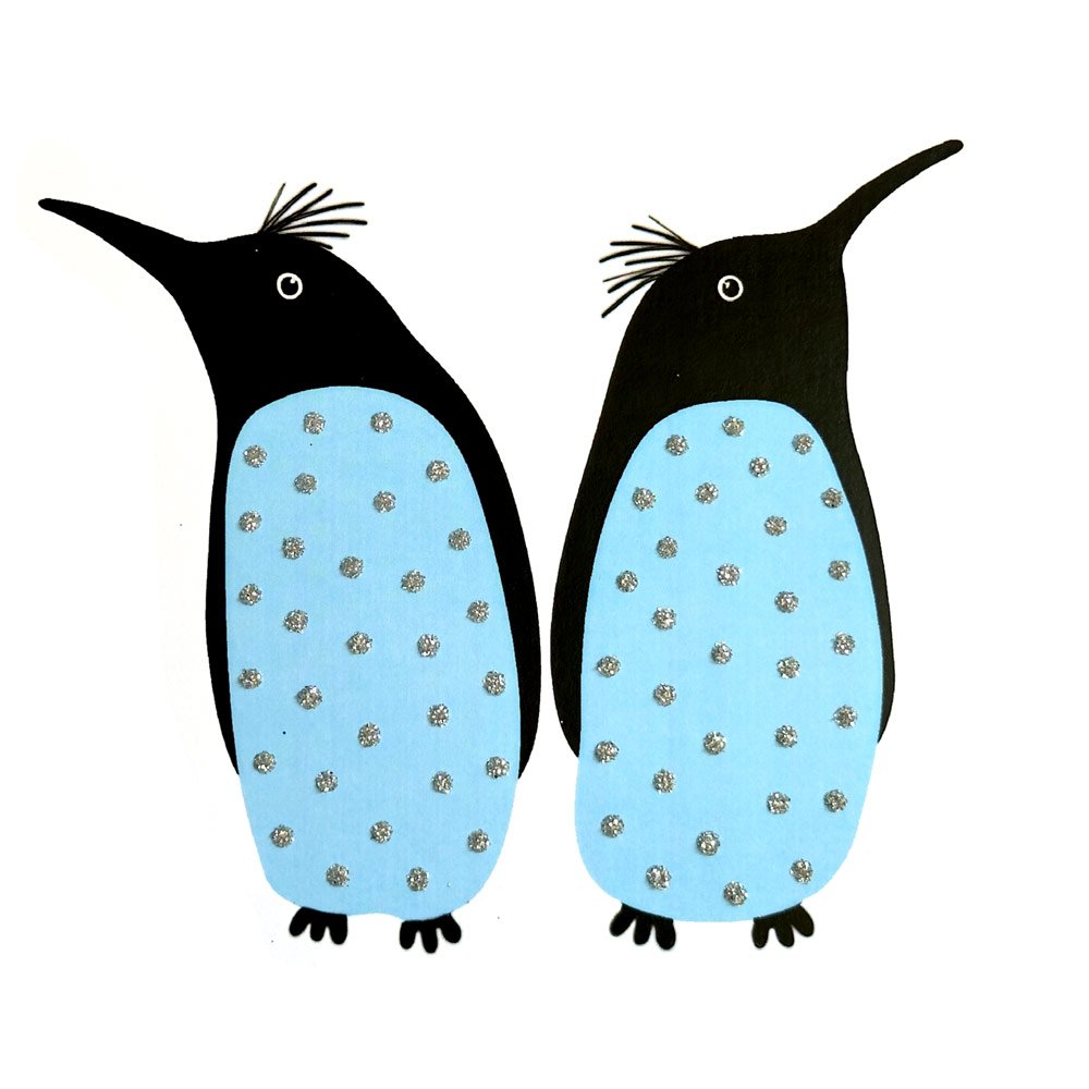 Penguins (Blue) English Graphics