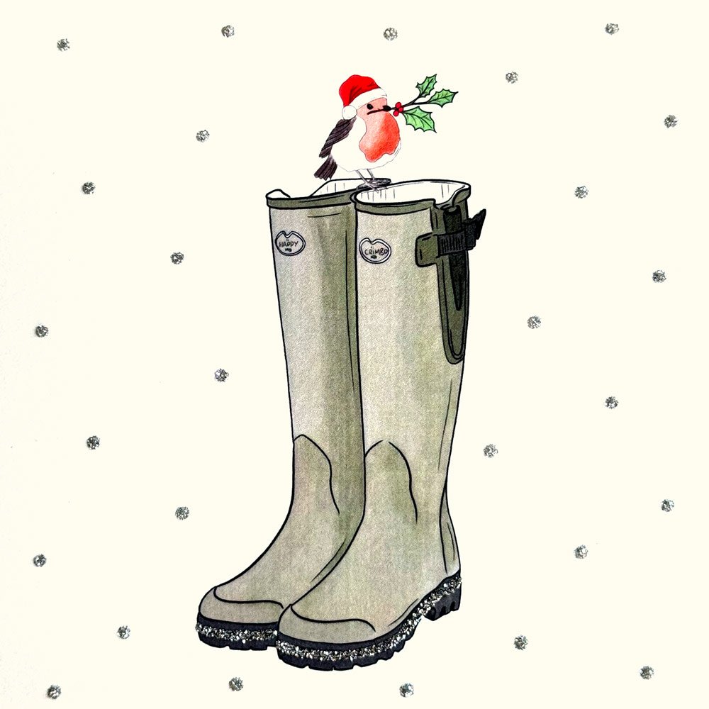 Robin on Wellies English Graphics