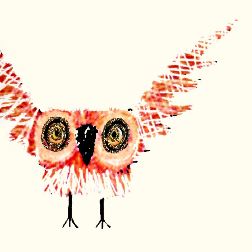 Scary Owl English Graphics