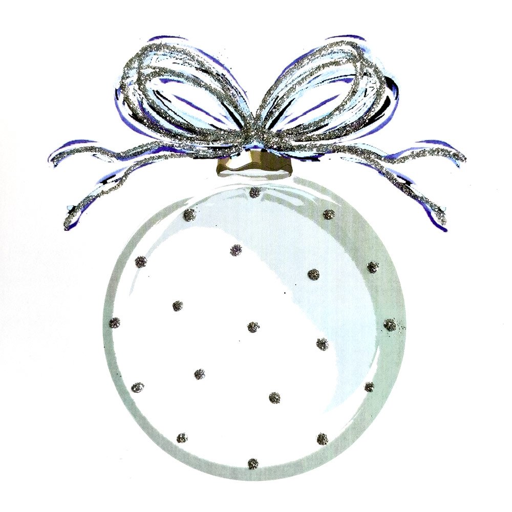Bauble (White) English Graphics