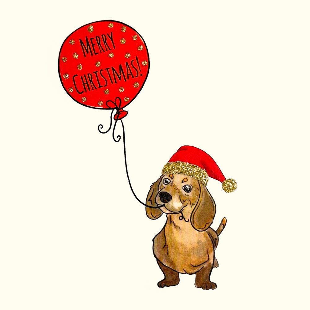 Pup Xmas Balloon English Graphics