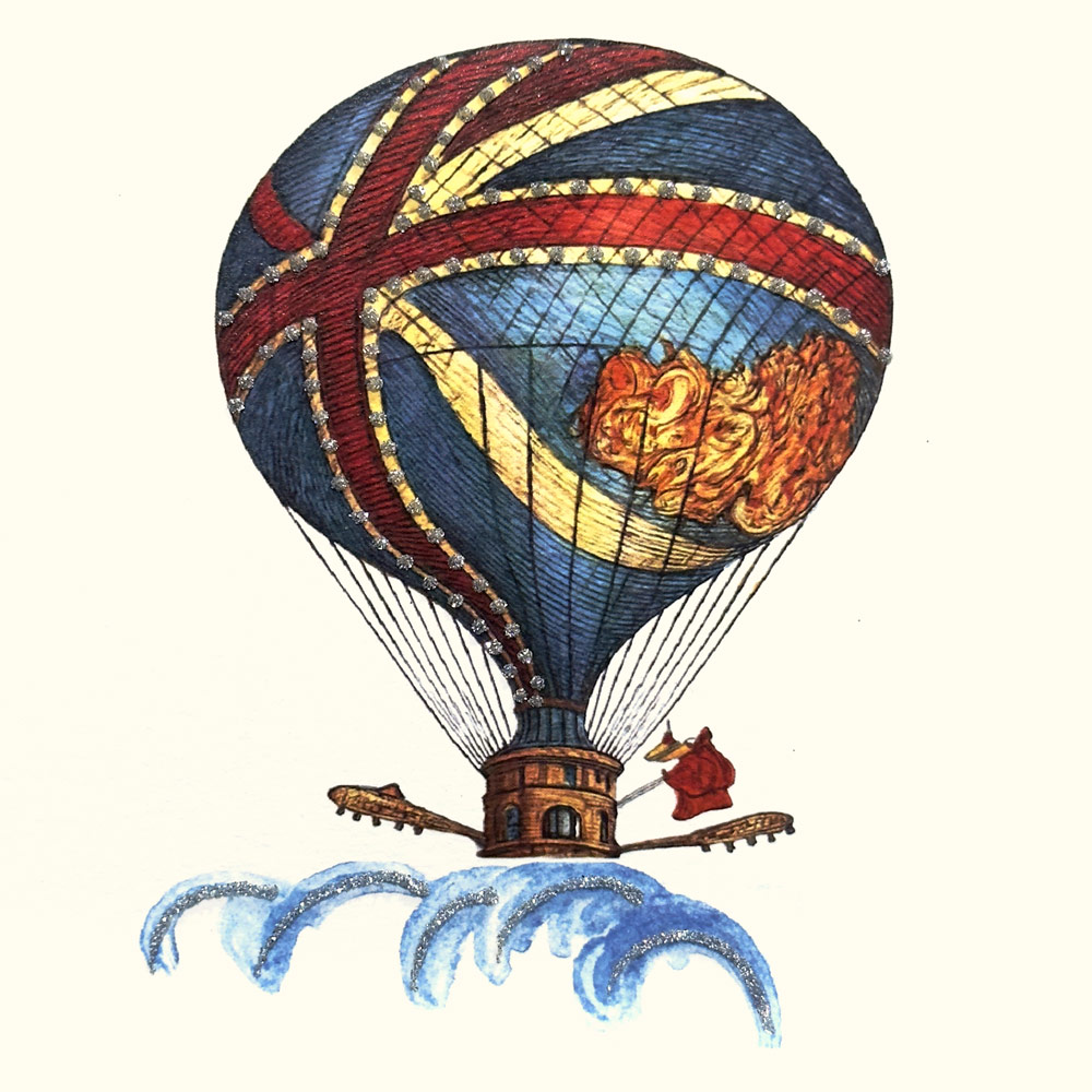 Union Jack Balloon English Graphics