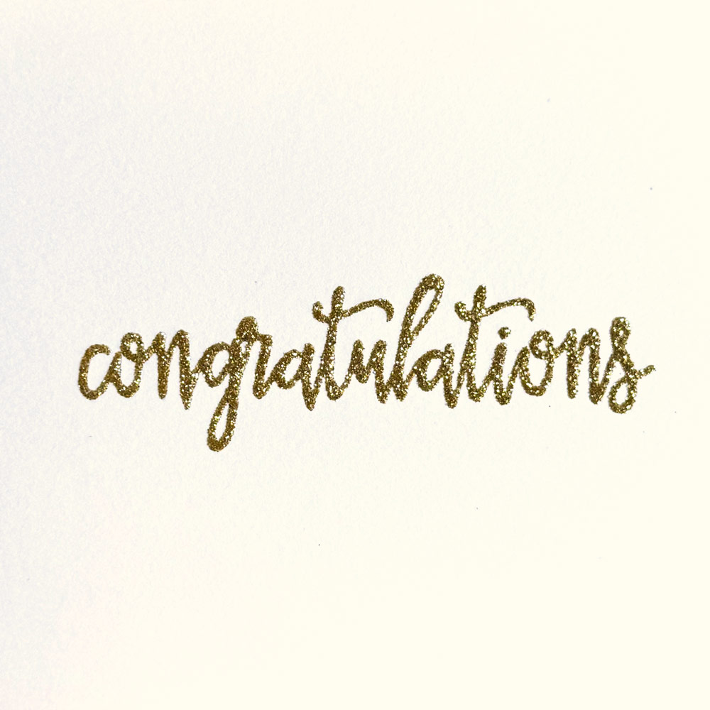 Congratulations English Graphics