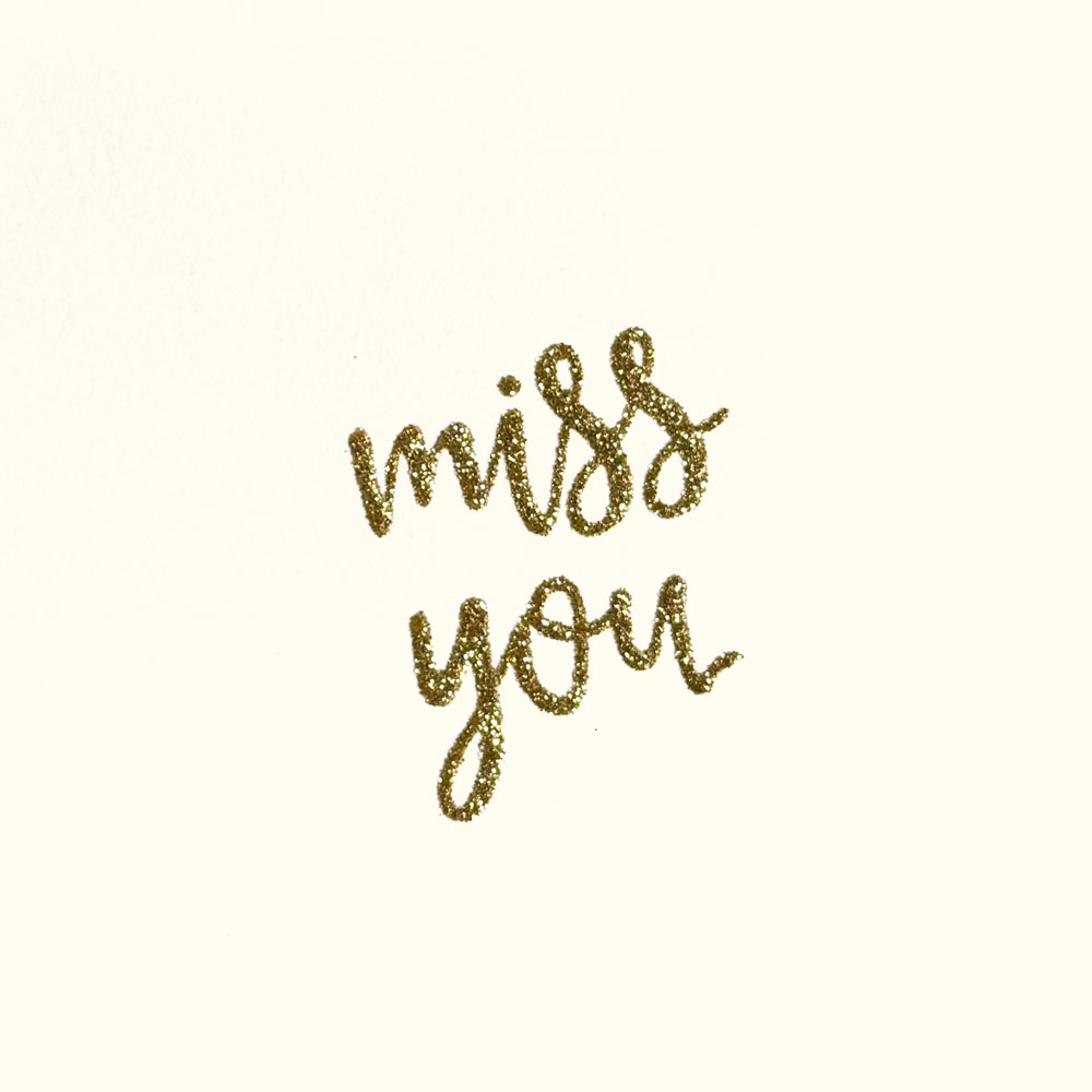 Miss You English Graphics
