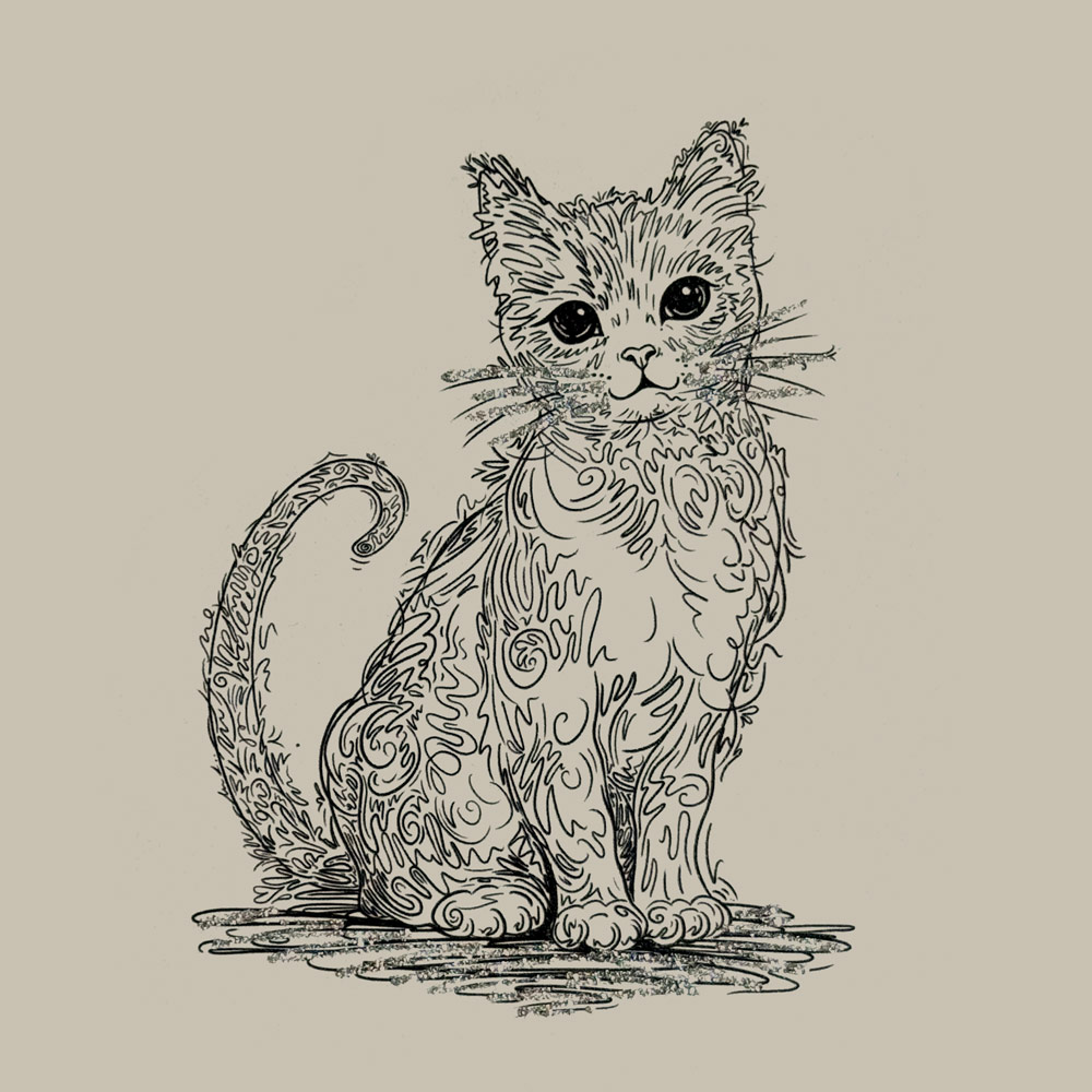 Doodle Cat English Graphics