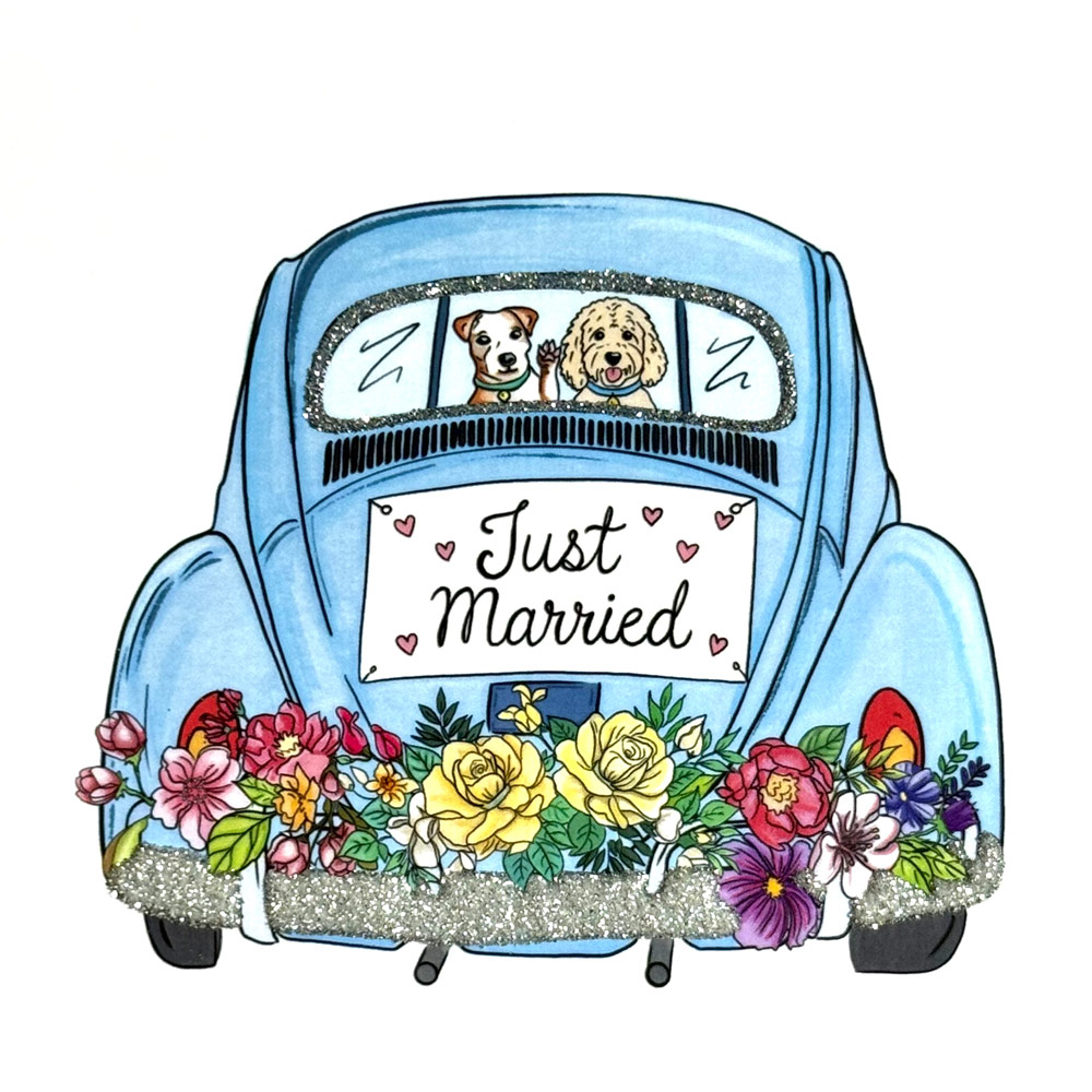 Just Married English Graphics