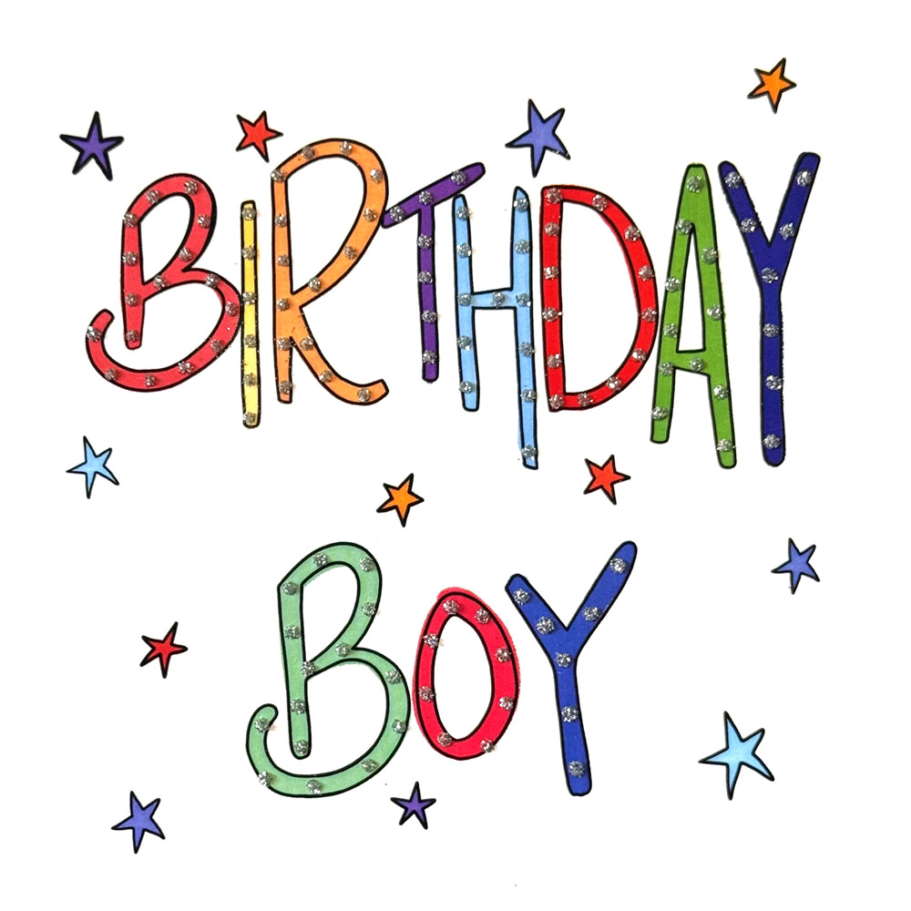 Birthday Boy English Graphics