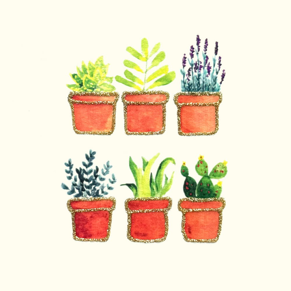 Plant Pots English Graphics