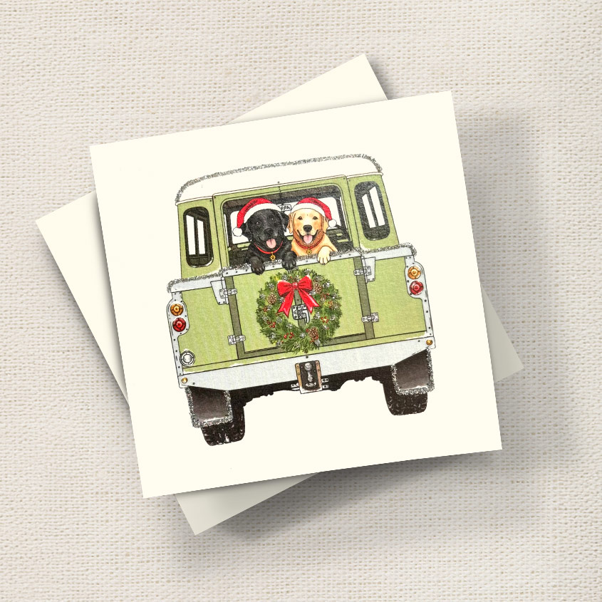 Christmas Land Rover Friends