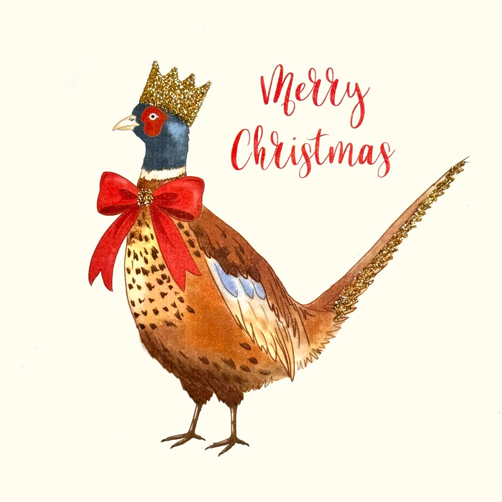 Christmas Pheasant English Graphics